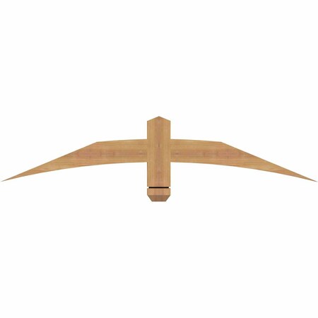 Ekena Millwork Bellingham Timber Gable Bracket, Western Red Cedar, 48"W x 10"H x 1 1/2"D x 3 1/2"F, 5/12 Pitch GBW048X10X0204BEL00SWR